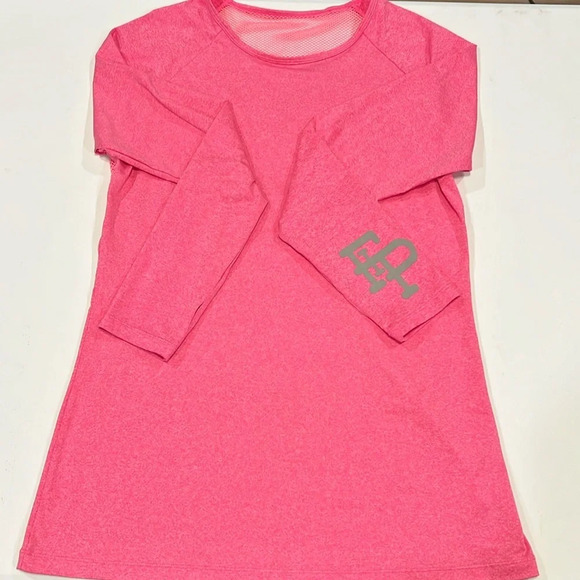 flex it pink Tops - Flex It Pink - xl, pink netting, light weight running shirt